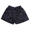 DIOTSR Mens Graphic Shorts Cool Streetwear Flat Front Shorts Workout Gym Athletic Shorts with Pockets,Large,Leopard Print Black Large