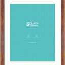 LaVie Home 20 x 24 Picture Frame Brown Poster Frame, Display Pictures 16x20 with Mat or 20x24 Without Mat, Stable and Sturdy Frame and Polished Plexiglass, Suitable for wall decoration (Pack of 1）