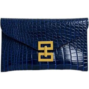 Verdusa Women's Clutch Evening Bags Trendy Envelope Handbags Metallic Purses Formal Wedding