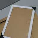 9x13 Wood Frame White, Natural Woodgrain 13x9in Picture Frame, Rustic Wooden 9 x 13 inch Gallery Photo Poster Frame with HD Plexiglass, Horizontal Vertical Wall Mounting Tabletop Display 1Pcs