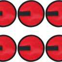 Rod Armour Lure Wrap 16pcs Lure Wrap Bait Gloves Fishing Covers Hook Guard to Keep Fishermen Safe for Rod (Red)