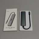 Acer USB C Hub, 7 in 1 Multi-Port Adapter for Laptop, 4K, HDMI Splitter with 2 USB A 3.1 & Type-C to HDMI Data Port, PD 100W Charging, SD Card Reader for Computer, Desktop, Space Grey