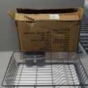 Space-Saving 3-Piece Dish Drainer Rack Set with Cutlery Holder - Maximize Countertop Space, Black