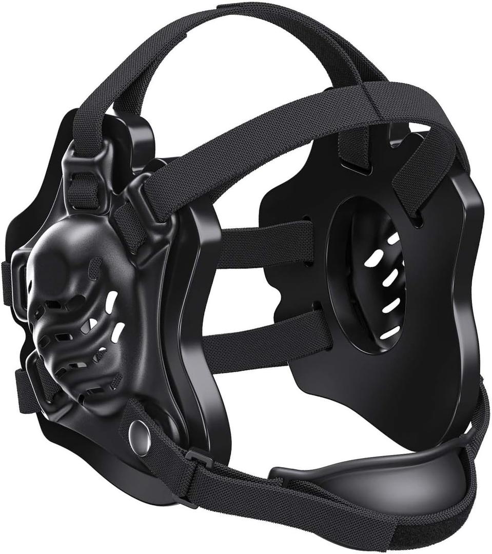 Wrestling Headgear for Youth & Adults (Age 10+), Quick-Adjust Secure Fit with Soft Chin Cup, Full-Cover Dual-Layer Ear Guards for Wrestling, MMA, BJJ & Jiu Jitsu