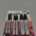 Sharpie Permanent Markers Variety Pack, Includes Chisel, Fine, and Ultra-Fine Tips, Marker Set, Writing, Coloring, Poster, Office, School Supplies, Black, 6 Count