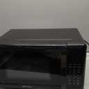 Emerson MW7302B Compact Countertop Microwave Oven with Touch Control, LED Display, 700W, 10 Power Levels, 6 Auto Menus, Glass Turntable and Child Safe Lock, 0.7 Cu., Ft. Black