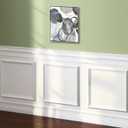 3 Set Peel and Stick Wall Molding Kit,24" x 24" Premade Self Adhesive Wainscoting Panels, Ready to Assemble Accent Molding Trim for Interior Wall Moulding Decor