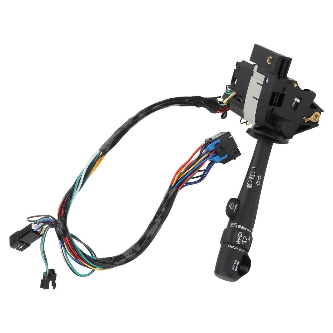JDMON Turn Signal Switch Compatible with Chevrolet Impala V6 3.4L 3.8L 2000 2001 2002 2003 2004 2005 Multifunction Combination Switch Replace 26073612 26085930 26093873