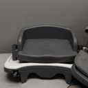 6 in 1 Convertible High Chairs for Babies and Toddlers,Portable High Chair with Dishwasher Tray and 4 Wheel,Booster Seat for Dining Table,Foldable Toddle and Baby Feeding Highchair (White)