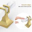 10 Pack 3 Inch White Marble Cabinet Pulls, Gold Cabinet Handles Marble Grain and Gold Pulls, Kitchen Cabinet Handles Square Dresser Drawer Pulls Kitchen Hardware