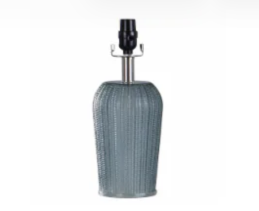 Stylecraft Glass Table Lamp - Blue