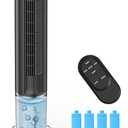 42 INCH Portable Air Conditioners w/LED Touch Screen, 4 Mode&3 Speed,1-Gal Tank for 15H Cooling Evaporative Air Cooler,12H Timer, No Hose No Window Needed, 90 Oscillating AC Unit for Bedroom