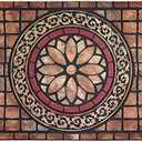 CHICHIC Rectangle Entrance Door Mat Large 18 x 30 Inch High Traffic Area Entry Way Doormat Front Door Rugs Outdoors Heavy Duty Welcome Mat, Non Slip Rubber Back Low Profile for Garage
