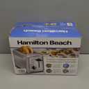 Hamilton Beach 2 Slice Toaster with Extra-Wide Slots, Bagel Setting, Toast Boost, Slide-Out Crumb Tray, Auto-Shutoff & Cancel Button, Defrost Function, Stainless Steel (22794)