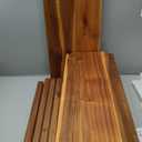 Wooden Solid Slim Table, Narrow End Table, Narrow Nightstand Bedside Table for Living Room Bedroom, Slim Side Table with Drawer and Open Shelf, Small End Tables for Small Spaces 10x23,5x24