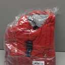 Dog Coat - Warm Winter Jacket Snowsuit for Large Dogs, Water-Resistant, Reflective, Red, Size: X-Large (Chest: 29.9")