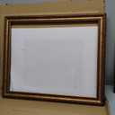 16x20 Gold Picture Frame, Ornate Vintage Picture Frames for Wall or Tabletop Display, 16 x 20 Photo Frame Gold with Non Glare Plexiglass, Display Poster 11x14 with Mat or 16x20 without Mat for Antique Décor