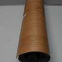 Peel and Stick Floor Tiles Brown Set of 15.7 x 118 Inches Wood Grain Vinyl Flooring roll, Self-Adhesive Waterproof Floor Roll for Kitchen,Bathroom,Rental, Easy Install and Removable