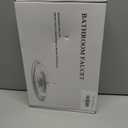 SaniteModar Matte Black Bathroom Sink Faucet,Brass Bathroom Faucet 3 Hole,Widespread Bathroom Faucet for Sink 3 Hole,2 Handles Design with Water Supply Lines