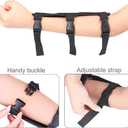 Archery Arm Guard Adjustable Protective 3-Strap Accessory Lightweight Hunting Target Shooting Adult Unisex Arm Guards for Athletic use