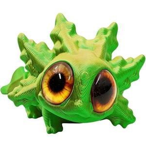 3D Printed Small Animals - 9x5.5cm 12g Articulated Axolotl Figures | 3D Printed Toys | ABS Material - For Holiday Birthday Party Workplace Classroom School Desk Home - Fidget Friendly Smooth Movement