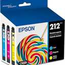 EPSON 212 Claria Ink Standard Capacity Color Combo Pack (T212520S) Works with WorkForce WF2830, 2850 and Expression XP4100, 4105