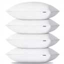 CozyLux Pillows Standard Size Set of 4, Cooling Hotel Quality Bed Pillows with Premium Soft Down Alternative Fill for Side Back and Stomach Sleepers - 4 Pack, Standard, 115x24 Inches