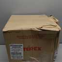 Storex Small Storage Bins, 13.625 x 11.25 x 7.87 Inches, Black, Case of 6 (61466U06C)