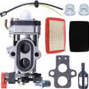 AUMEL Carburetor Kit Compatible with Redmax EBZ7500 Back Pack Blower Replace 581156101 544363001 Fuel Line with Air Filter