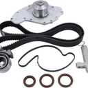Engine Timing Belt with Water Pump Compatible with Dodge Avenger, Challenger, Charger, Journey, Magnum, Grand Caravan, Nitro & Chrysler 300, Sebring, Pacifica, Town & Country 3.5L 4.0L