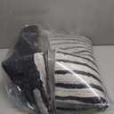 HelloTree Area Rug for Living Room Washable Geometric Moroccan Rug Stripe Farmhouse Bohemian Minimalistic Non Slip Non Shedding Ultra Thin Soft Rug for Bedroom Office DiningRoom Nursery-Black 5'x7'