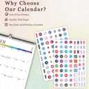 2026 Wall Calendar Extra Large 22"x17", Wall Calendar 2026-2027 from January 2026 to June 2027, Hanging 18 Month 2026-2027 Calendars Wall with Twin-Wire Binding for Home Office Planning Organisers