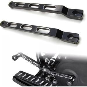Motorcycle 9.84'' Extended Heel-Toe Shifter Lever for Harley 1986-later FL Softail, 1988-later Touring Road Glide Electra Glide Road King and 2008- Later Trike (Black 1)