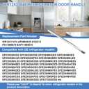 WR12X23646 Refrigerator Door Handle Compatible with GE Hotpoint Haier Monogram Caf Freezer Door Handle Replace for WR12X11015 AP5958539 4182313 PS11699570 EAP11699570
