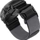 Bandletic Compatible with Garmin Watch Band, 26mm Quick Fit Tactical Nylon Sport Strap for Fenix 8 51mm/7X 6X Pro/5X Plus/3/3 HR/Instinct 2X 3 50mm /Enduro/Quatix Tactix 8 51mm/Epix Pro (Gen 2) 51mm