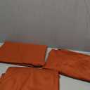 Horaldaily 6 Pack Clay Tablecloth 7070 Inch Round, Stain and Wrinkle Resistant Washable Table Cloth, Decorative Polyester Table Cover for Party Picnic Dinner Decor