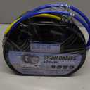 2PCS Snow Chains for SUV/Truck/Car in Snow, Sand, Mud and Ice, Universal Adjustable Emergency Portable Snow Tire Chains(KN140)