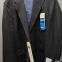 Haggar Mens The Active Series Classic Fit Gabardine Blazer (Regular and Big and Tall Sizes)  56 Tall, Black