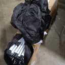 10x20 Pop Up Canopy Tent with 4 Sidewalls, Heavy Duty Outdoor Canopy UPF 50+ All Season Waterproof Commercial Street Vendors Party Tents with Roller Bag, 8 Stakes & 6 Sandbags, Black