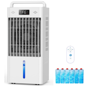 Windowless Portable Air Conditioners with 6Speeds, 12H Timer for Smart Auto-off, 3Gal Tank for 20H Cooling, Evaporative Air Cooler 16 FT Remote, 120° Swing Swamp Cooler No Hose Needed