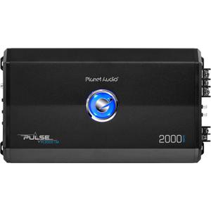 Planet Audio PL2000.1M Monoblock Car Amplifier - 2000 High Output, Low/High Level Inputs, Low Pass Crossover, MOSFET, Hook Up to Subwoofer for Bass