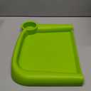 Silicone Baby Dining Tray Compatible with Inglesina Fast Table Chair & Other Hook-On High Chairs,Portable Clip-On Fast Table Chair Baby Tray, Dishwasher Safe & BPA Free (Green)