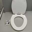 Bemis 1500EC 390 Lift-Off Wood Elongated Toilet Seat, Cotton White (Pack of 1)