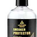 Leather Hero Shoe Protector Spray White Shoe Protector Spray Waterproof and Stain Repellent Safe for Leather, Suede, Nubuck, Canvas, Mesh, and Fabric Sneaker Protector Spray 10.7oz