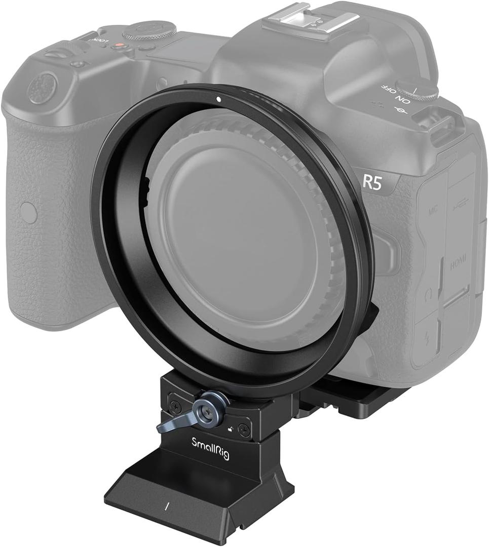 SmallRig Rotatable Collar Mount Plate for Canon R5 / R5 C / R6 / R6 Mark II Cameras, Horizontal-to-Vertical Mount Plate - 4300