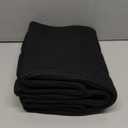 OIAHOMY 75L Large Blanket Basket, Storage Baskets with Handle, Rectangle Woven Cotton Rope Basket, Toy Organizer Bins, 22" x 17"x 12", Charcoal Black