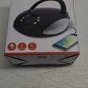 GPX, Inc. Portable Top-Loading CD Boombox with AM/FM Radio and 3.5mm Line in for MP3 Device - Black