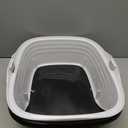 Arm & Hammer Rimmed Cat Litter Box with High Sides and Microban, Made in USA