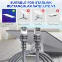 Starlink Gen 3 Replacement Cable 30FT/9MWaterproof Ethernet Cable for Starlink Gen 3/Standard/MiniRF Coaxial Cable Extension Accessories for Starlink Satellite RV/Marine/Home
