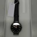 SHENGKE SK Ultra Thin Minialist Women Watches Simple Two Hands Ladies Dress Watch Leather Strap (Black)